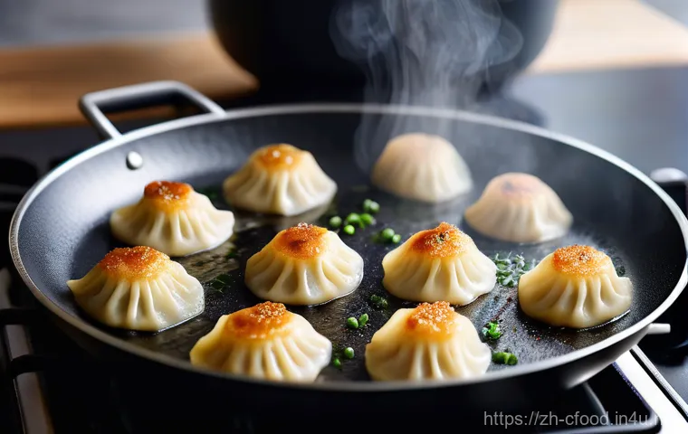 중식 냉동만두 브랜드별 후기 - A focused shot of a person's hands, possibly a young adult or a parent, meticulously inspecting a pa...